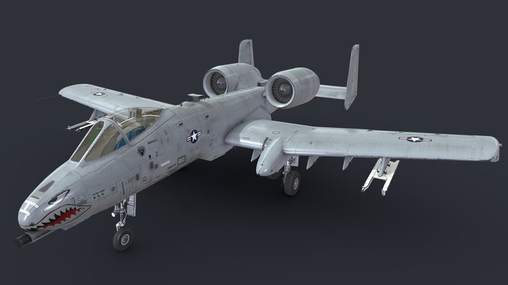 A-10 Thunderbolt II - Free 3D Model