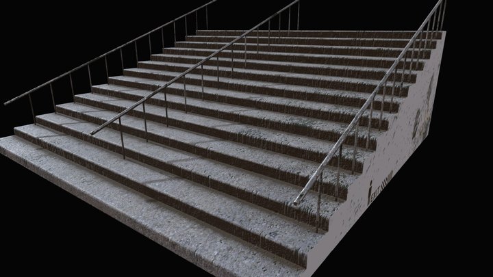 Building staircase 3D Model